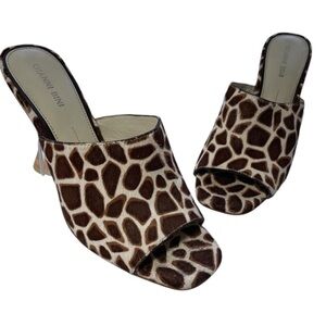 Gianni Bini Square Toe Heels Mules Size 9